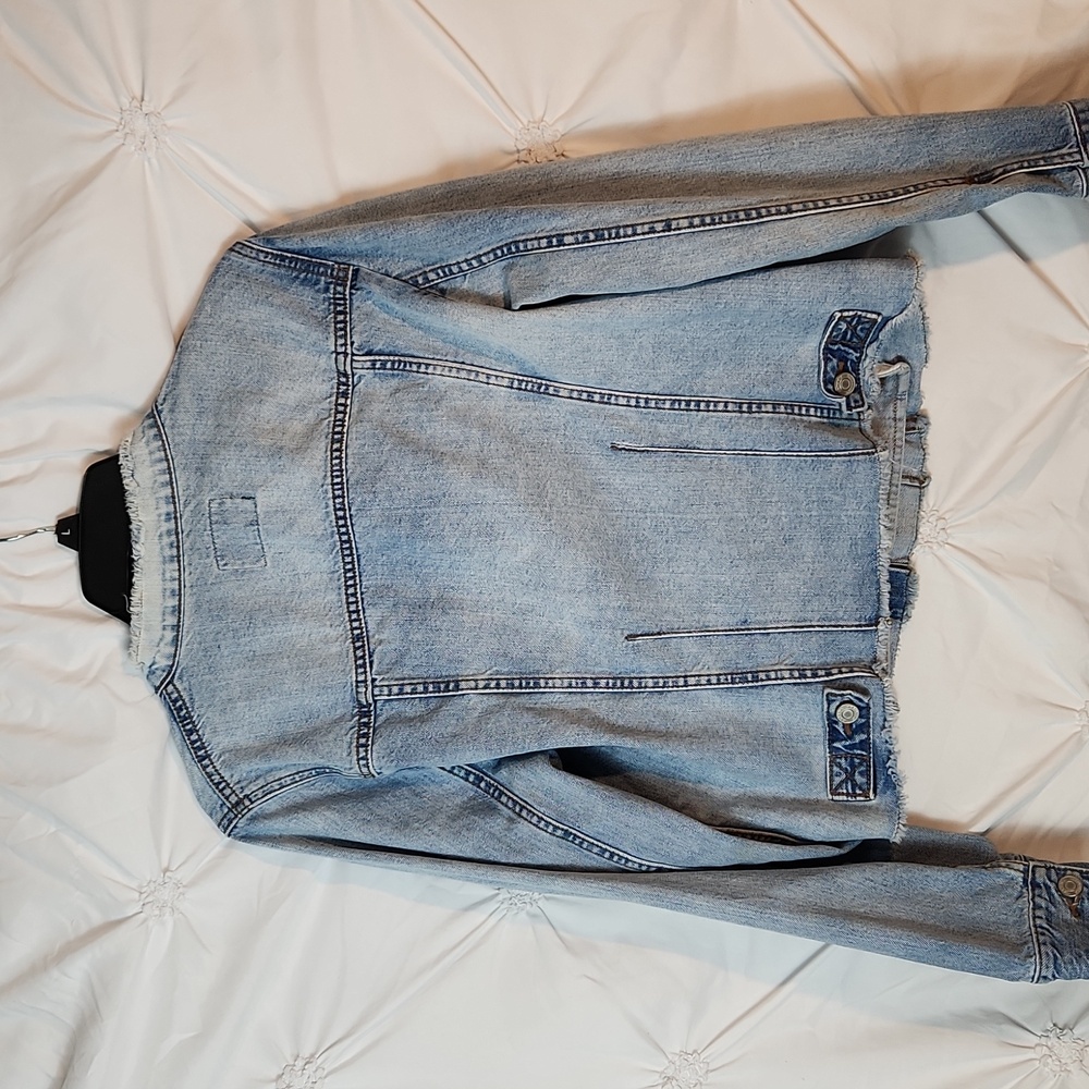Banana republic Denim Jean  Hawhew Hem And CollarJacket - Picture 7 of 9